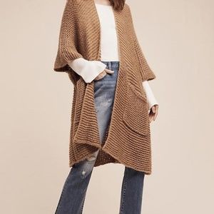 Anthropologie: Extra Long Knit Cardigan